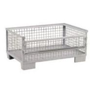 Caisse-palette gerbable Europool en cornières d'acier - charge utile 1000 kg - normes européennes_1