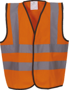 Gilet haute visibilité enfant Yoko - Réf: YHVW100CH - Norme EN1150:1999 - Hi Vis Orange et Yellow_1