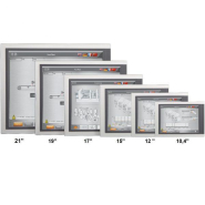 Panel PC à LED - Dalle tactile résistive ou capacitive de 10 à 21