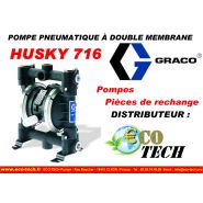 Pompe pneumatique à double membrane husky 716 graco iles de france occitanie