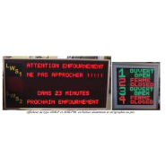 Afficheur industriels multi-caractères alphanumériques, multi-lignes idéale pour l'ateliers, le ligne de fabrication,... - Séries AIMLP -AIMLPBC AIMLP3C -AIMLP7C_1