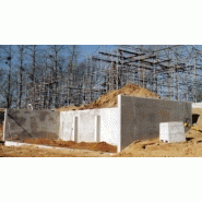 Structure préfabriquée béton pour murs de soutènement