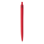 Stylo bille antibactérien en plastique - encre bleue - couleur rouge - conforme à la norme ISO 22196_1