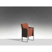 Fauteuil de conférence confortable avec haut dossier - c100