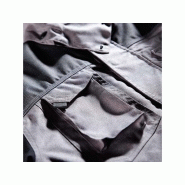 Parka Guillaumet gris chiné/noir - Taille XXL - NORTH WAYS - 100% polyester, imperméable et matelassée_1