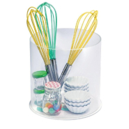 Bac de présentation PMMA rond - Ø20xH20cm - Transparent - Épaisseur 3mm_1