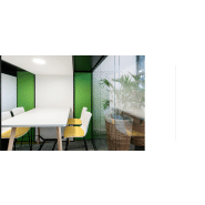 Cloison amovible et acoustique de bureau - Omnidec - personnalisable, connectée et fonctionnelle_2