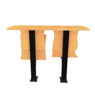 Fauteuil amphithéâtre a pietement central - marie curie_1