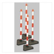 Poteau de signalisation - direct signaletique - lot de 4 poteaux quatro lestés 3,5 kg_1