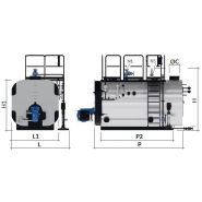 Trevapor 12 bar - générateur de vapeur - ici caldaie - à 3 parcours de fumée_1