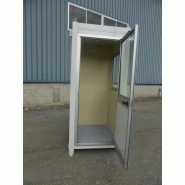 Bungalow de chantier mgn 12 / monobloc / guérite / aménagé / 1.2 x 1.11 x 2.59 m_2