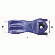 Dents de godet FK1 CE - Références FK1 CE - Marque Fastkey - Poids 1 Kg - Dimensions précises_1