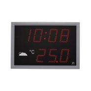 Horloges numériques DT - Mobatime - 100 mm - Indicateur d'heure, température et installation intérieure/extérieure_1