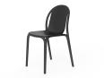 Lot de 4 chaises polyvalentes indoor/outdoor HARLEM - Domon'V_1