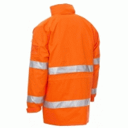 Parka homme Airplus - haute visibilité - bandes réfléchissantes 3M - 2 en 1 avec blouson intérieur matelassé_1