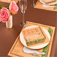Set de table papier beige Chicago 31x43cm - par 2000_1