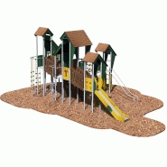 Structure de jeux inox 3 tours gamme Terra - TE184 pour enfants dès 3 ans_1