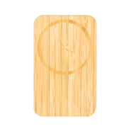 Chargeur support téléphone pour voiture - magnétique en bambou avec chargeur rapide 15W et fixation réglable_1