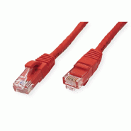 Cordon VALUE Cat.6A (Classe EA) / 10 Gigabit UTP, rouge, 20 m_1