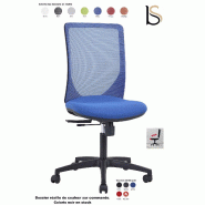 Siège de bureau dossier résille MAT - Rouge, Non_1