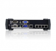 Aten VS1504T - Broadcaster VGA RJ45 + RS232 4 ports pour affichage dynamique professionnel - Réf.50196_1