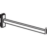 Bras droit roto - L32cm - gris alu - acier - Ø 60mm_1