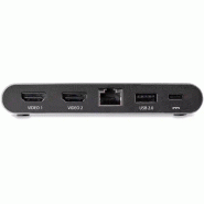 Dock USB C - Station d'Accueil USB-C à  Double àÉcran 4K HDMI - 100 W Power Delivery Pass-through, GbE_1