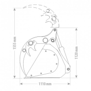 Godet multifonction avec grappin - Grand volume_1