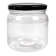 Pot avec couvercle PET 500 ml Ø10x10,5cm - par 88_1