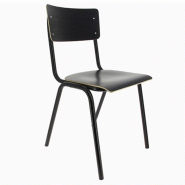 Chaise de restaurant vintage - NOIR_1