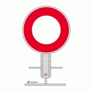 Panneau B0 - Circulation interdite dans les deux sens sur pied temporaire_1