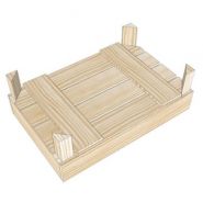 S1 - Caisse jardinière en bois Simply A Box - L36 x H19 x P54 cm - Bois brut ou 6 coloris de lasure à l'eau_1