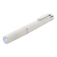 Lampe flash en forme de stylo - Livrée avec 3 piles bouton LR41 - Couleur blanche - 16g_1