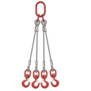 Elingue cable 4 brins avec 4 crochets à touret Référence 4747C_1