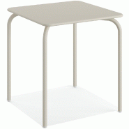 Olly - Table de terrasse carrée Sable_1