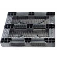 Palette plastique lourde PlanetPal Mix 10A12 HB5RR - Export - Ref PA-LO-0124 - 1000x1200 mm, rebords, 5 semelles, 9 plots_1