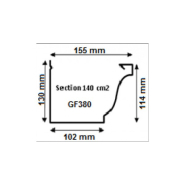 Profileuse Corniche 300 - Dimensions 250cm x 87cm x 61cm -  Vitesse 10-12 m/min - GMK300IRN_1