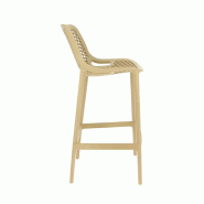 Chaise haute de restaurant exterieure Air - TAUPE_1