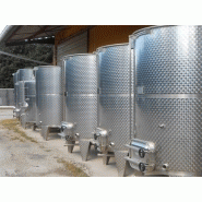 Cuves en acier inoxydable pour vin et huilerie Algor - Provenance italienne - Différents diamètres et capacités disponibles_1