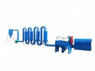 DH-500 séchoir à bois tubulaire - Grand modèle de 500mm de diamètre avec séchage à 3 passes_1