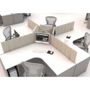 Écran acoustique Ecodesk - ergonomique, écologique et efficace - atténuation sonore jusqu'à 95%_1