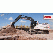 Pelleteuse Hidromek HMK 220 LC - 23,3 tonnes - Faible consommation de carburant et Système de Contrôle Opera_1