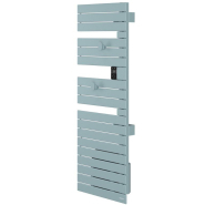 Sèche-serviettes connecté Nefertiti mât à gauche 750W vert d'eau - Atlantic - 850046_1