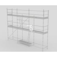 Système d'échafaudage multidirectionnel Multiceta - Ceta - acier galvanisé - diamètre du tube 48,3 mm - modularité jusqu'à 300 cm_1