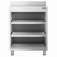 Table de préparation cocktail inox - 800 x 600 mm - 3 étagères_1