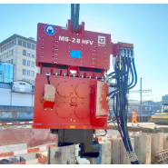 Vibrofonceur en pendulaire - Egli - pour palplanches longues et lourdes et profilés en H_1