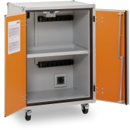 Armoire anti-feu CEMO 8/10 standard lockEX® 230 V avec roulettes - Réf 11723F - Sécurisée pour batteries lithium_1