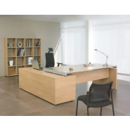 Bureau très moderne et chic, mariage de l'alu et du bois - IXO_1