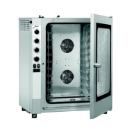 Four mixte à vapeur professionnel avec fonctions : convection, vapeur, mixte et inversion de rotation du ventilateur - silverstream 10111m réf. 116731 bartscher_1