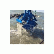 Benne preneuse hydraulique pour creusage et dragage - Acier anti-usure_1